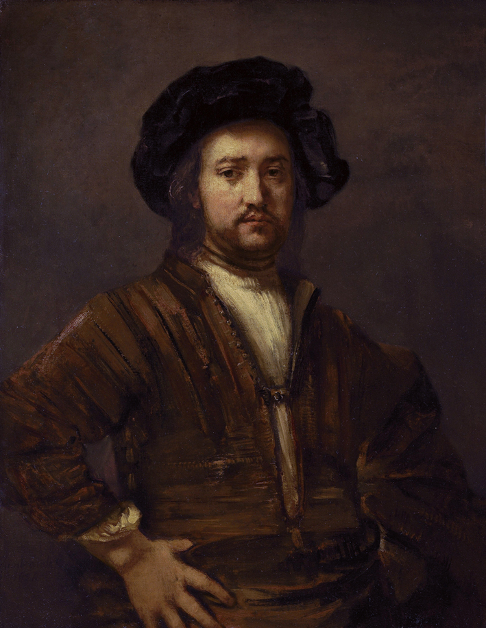  伦勃朗·梵·莱茵 Rembrandt van Rijn——叉腰男子画像